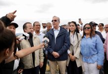 Presidente Abinader supervisa niveles de presas ante el paso del huracán Melissa