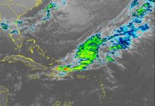 Vaguada y sistema frontal seguirán provocando aguaceros este lunes en varias regiones del país