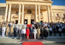 Presidente Abinader encabeza solemne acto con motivo del Día de la Bandera Nacional