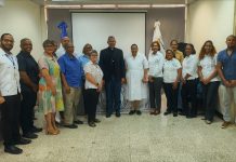 Monseñor Morel Diplán visita la Pastoral de la Salud y constata su labor en sectores vulnerables