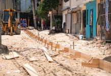 Avanzan trabajos intervenciones de calles en Los Praditos